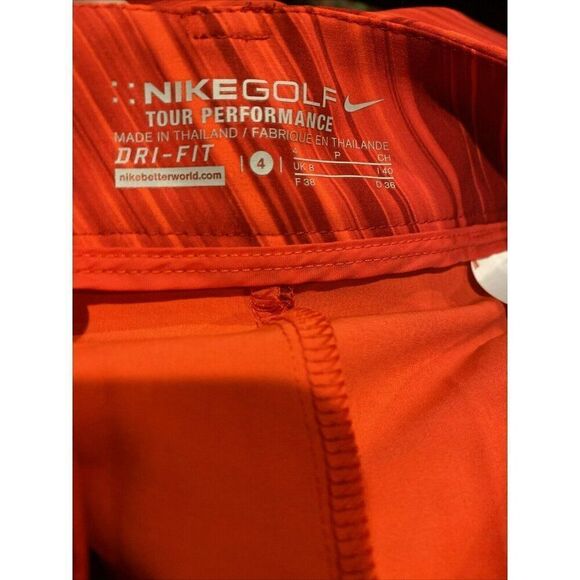 Womens Nike Golf Tour Performance Red Hyper Speed Stripe Skort Size 4 - Picture 5 of 6